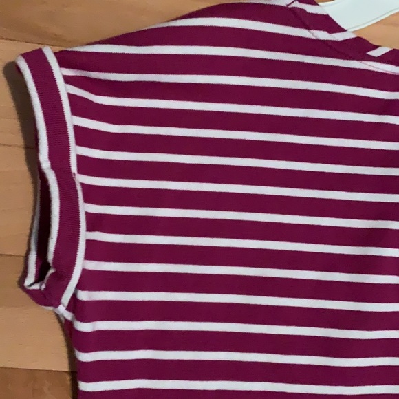 EUC Gymboree Fuchsia Striped Summer Short Sleeve Dress with watermelon -size 14 - Picture 12 of 13